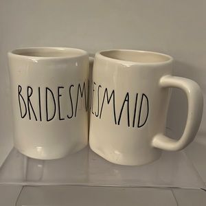 Rae Dunn “Bridesmaid” Mug Set EUC